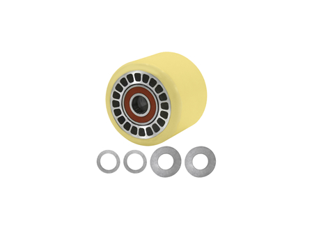 Velocity™ Polyurethane Sealed Wheel Assembly, 5x4.12x2.44x.67, Compound 306