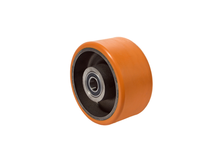 Polyurethane Wheel Assembly, 8x4x2.44, Compound 302