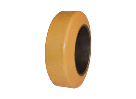 Polyurethane Tire, 13x4.5x8, Holes, Compound: 352
