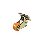 Pallet Truck Caster Assembly, Height 9.125 in., Poly Compound 306, Base Plate: 5 in. x 7 in.