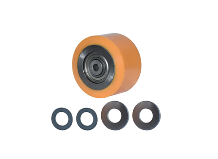 Polyurethane Wheel Assembly, 4x2.5x2.047, Compound 306