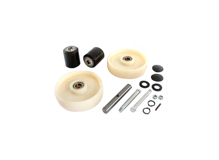 Complete Wheel Kit, Manual Pallet Jack, Nylon Steer Wheel, For Lift-Rite/Big Joe