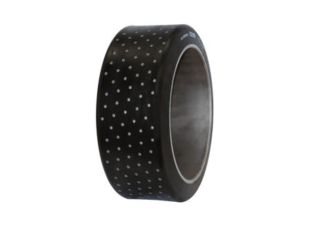 Polyurethane Tire, 13.5x6x10, Holes, Compound: 341