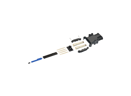 Battery Socket Kit, 4/0, Din 320A, Black
