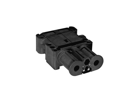 Connector Housing, LV400, Battery Receptacle, Black