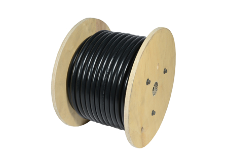 Power Cable, Gauge: 2, Black, 100 ft., UL Rated