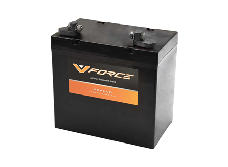 V-Force® Deep Cycle Battery, Sealed, 12 V, 55 Ah, Terminal Style Type Z, RC Min 60 @ 75 A