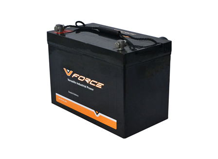 V-Force® Deep Cycle Battery, Sealed, 12 V, 100 Ah, Terminal Style Type Z, RC Min 175 @ 25 A