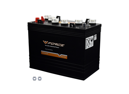V-Force® Deep Cycle Battery, Flooded, 12 V, 150 Ah, Terminal Style Standard, RC Min 61 @ 75 A