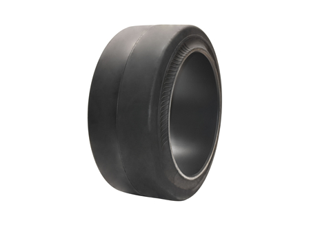 Tire, Rubber, 16.25x7x11.25, Smooth