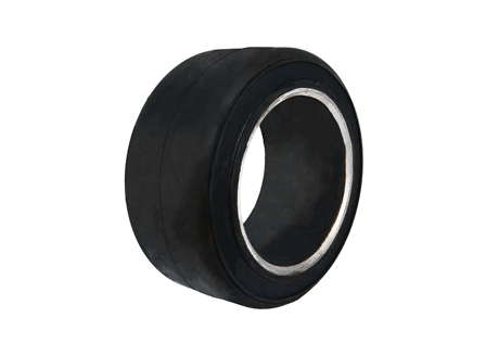 Tire, Rubber, 10x4.75x6.5, Smooth