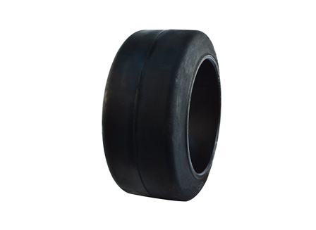Tire, Rubber, 12x5.5x8, Smooth
