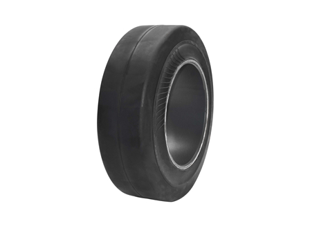 Tire, Rubber, 14x4.5x8, Smooth