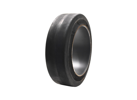 Tire, Rubber, 16x5x10.5, Smooth