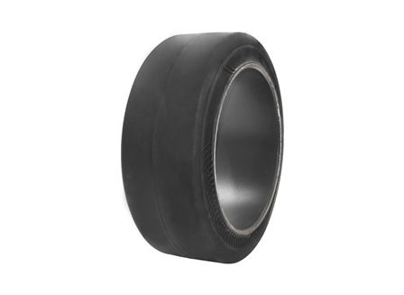 Tire, Rubber, 16.25x6x11.25, Smooth