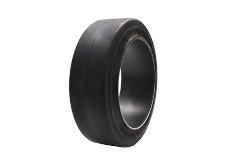 Tire, Rubber, 18x6x12.125, Smooth