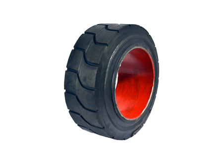 Tire, Rubber, 13.5x5.5x8, Traction, Non-Marking Dark Grey