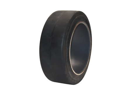 Tire, Rubber, 12x4.5x8, Smooth