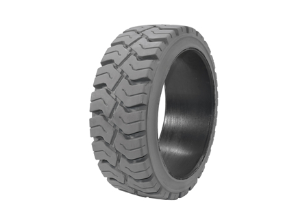Tire, Rubber, 14x5x10, Traction, Non-Marking Grey