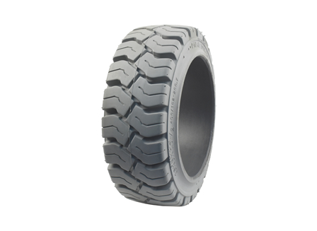 Tire, Rubber, 16x6x10.5, Traction, Non-Marking Grey