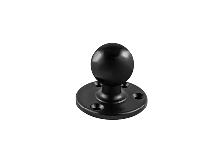 RAM Round Base with Rubber Ball, 2.25 in., Reinforced Steel