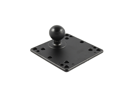 RAM Square Base with 1.5 in. Rubber Ball, 4.75 in. Base