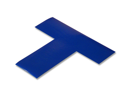 T-Shape, 2 in., Solid Blue