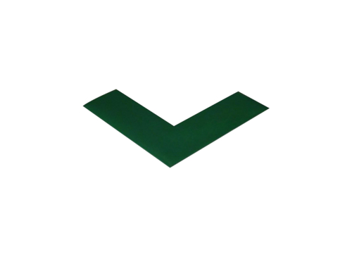 Angle, 2 in., Solid Green