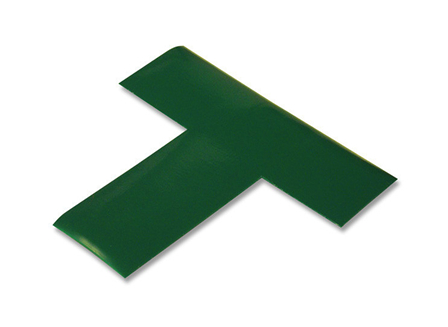 T-Shape, 2 in., Solid Green