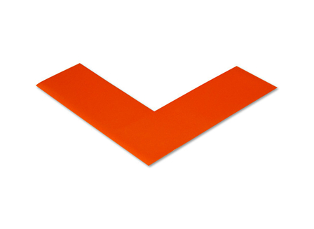 Angle, 2 in., Solid Orange