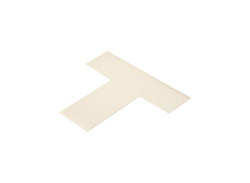 T-Shape, 2 in., Solid White