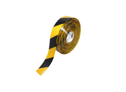 Floor Tape, Chevrons, 100 ft. Roll, 2 in., Yellow/Black
