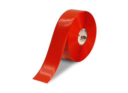 Floor Tape, Solid, 100 ft. Roll, 3 in., Red
