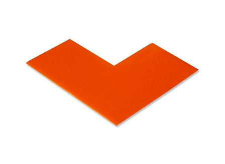 Angle, 3 in., Solid Orange