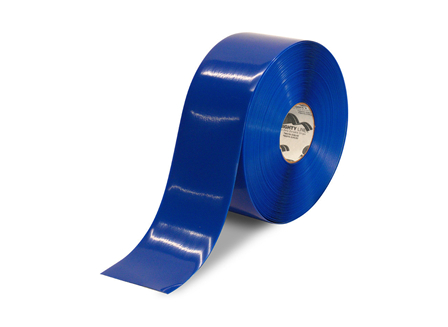 Floor Tape, Solid, 100 ft. Roll, 4 in., Blue