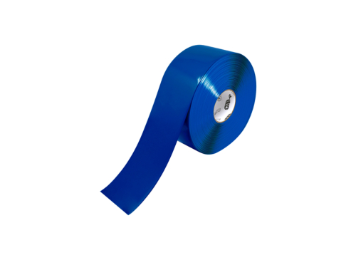 Floor Tape, Solid, 100 ft. Roll, 4 in., Blue