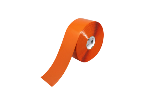 Floor Tape, Solid, 100 ft. Roll, 4 in., Orange
