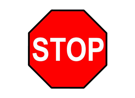 Safety Stop Sign, 24 in.
