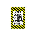 Keep Clear Electrical Panel Sign, 24 in. x 36 in.