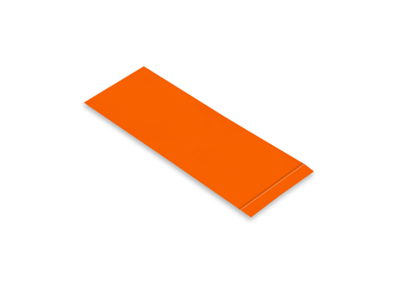 Segment, Solid, Orange, 10 in. x 2 in.