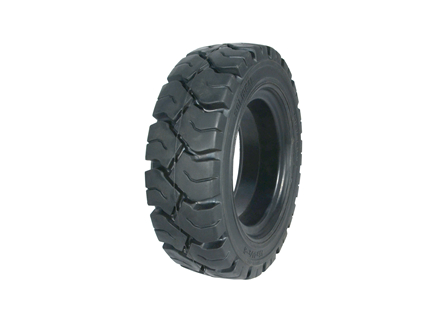 Tire, Solid Resilient, 15 x 4.5-8, Compound: 480, Black