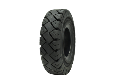 Tire, Solid Resilient, 6.50 x 10, Compound: 486, Black