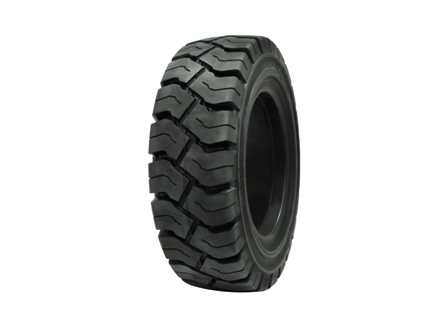 Tire, Solid Resilient, 8.15 x 15, Compound: 480, Black