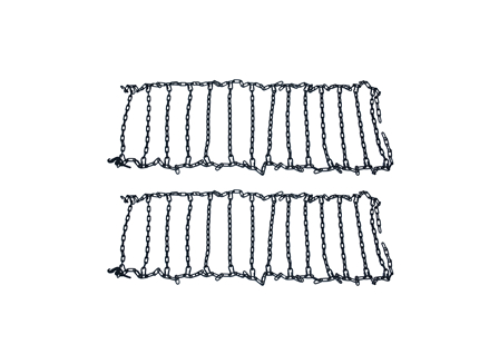 Tire Chain Set, Forklift, Pair/2