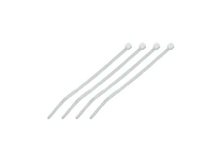 Cable Ties, Natural, 7.44 in. x .19 in., 1000 Pieces