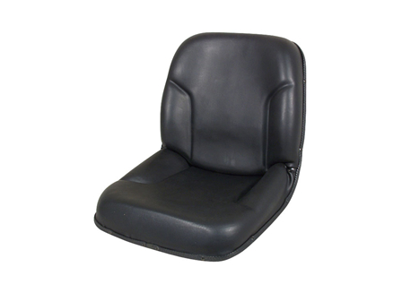 Forklift Seat, Straight Back, Self-draining, Vinyl