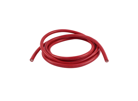 Power Cable, Gauge: 2/0, Red, 12 ft., UL Rated