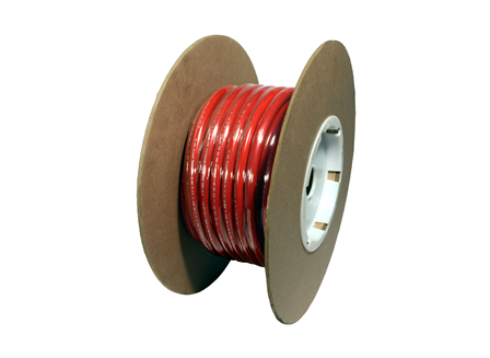 Power Cable, Gauge: 1/0, Red, 50 ft., UL Rated