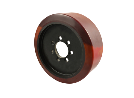 Polyurethane Tire, 33.5x5.5x9.75, Smooth