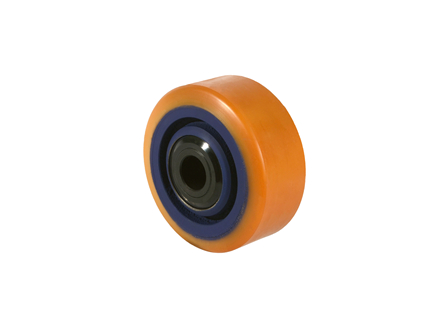 Polyurethane Wheel Assembly, 4.92x2.44x2.17